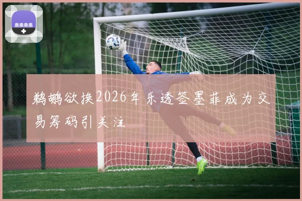 鹈鹕欲换2026年乐透签墨菲成为交易筹码引关注